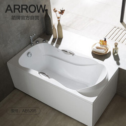 ARROW 箭牌卫浴 AE6205SQ 亚克力防滑浴缸 1.5m