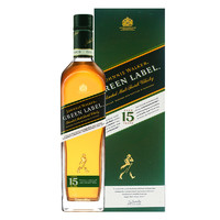 考拉海购黑卡会员：JOHNNIE WALKER 尊尼获加 绿牌15年调配麦芽苏格兰威士忌 750ml *3件