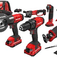 CRAFTSMAN V20 无绳钻组合套件，7 个工具 CMCK700D2