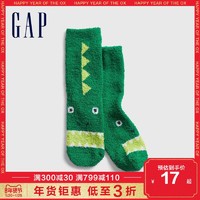 Gap男童珊瑚绒保暖针织中筒袜650932秋冬新款可爱宝宝袜子