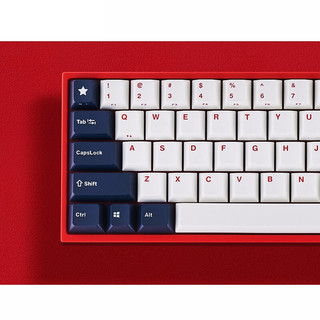 Leopold 利奥博德 FC660M 66键 有线机械键盘 红蓝对决 Cherry红轴 无光