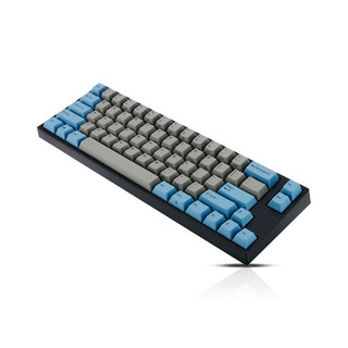 Leopold 利奥博德 FC660M 66键 有线机械键盘 灰蓝 Cherry静音红轴 无光