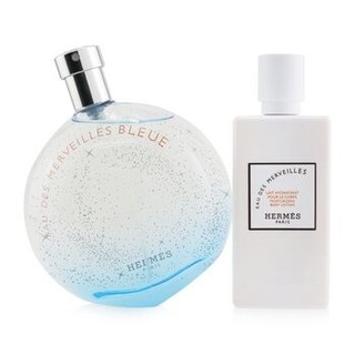 HERMÈS 爱马仕 蓝色橘彩星光香氛套装（淡香水喷雾 100ml + 保湿身体乳 80ml）