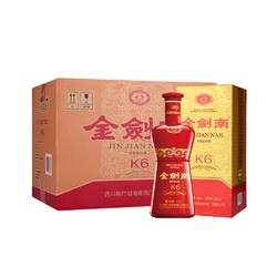 剑南春 金剑南K6白酒52度 500ml 单瓶装