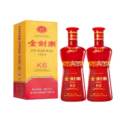 剑南春 金剑南K6 52%vol 浓香型500ml*2瓶