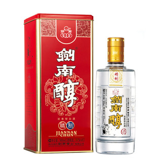 剑南春 剑南醇 精制 52%vol 浓香型白酒 500ml*6瓶 整箱装