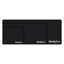 联想 Thinkplus鼠标垫柔软舒适游戏垫商务办公 鼠标垫 黑色