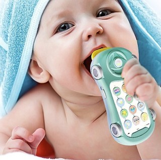 LANDZO 蓝宙 2023C 婴幼儿音乐双语手机玩具 充电版 绿色