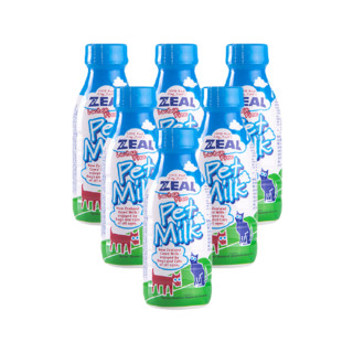 ZEAL 真致 猫狗零食 宠物牛奶 380ml*6瓶