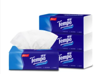 Tempo 得宝 无香系列 抽纸 4层*90抽*8包