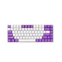 ROYAL KLUDGE RK84 84键 多模机械键盘 正刻 白紫色 Cherry红轴 单光
