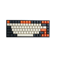 ROYAL KLUDGE RK84 84键 多模机械键盘 侧刻 黒橙 Cherry青轴 单光