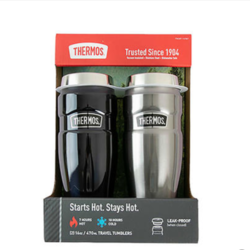 THERMOS 膳魔师 不锈钢真空保温保冷杯 470ml*2瓶