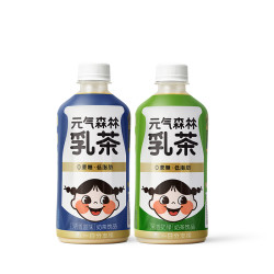 Genki Forest 元気森林  低脂乳茶奶茶 450ml*6瓶 