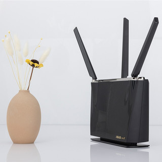 ASUS 华硕 RT-AX68U 双频2700M 家用千兆Mesh无线路由器 WiFi 6 单个装 黑色