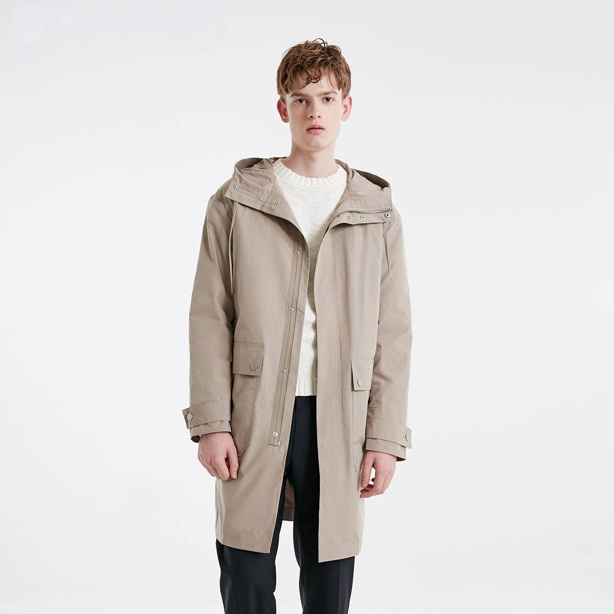 【省115元】jack jones 杰克琼斯 219109502 男款可拆卸棉服防风衣-什