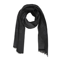 GUCCI 古驰 女士羊毛围巾165904 3G646 1100 炭灰色 180*45cm