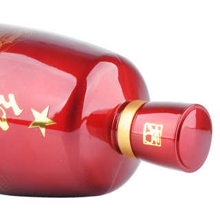 红星 百年酒 醇和红坛 43%vol 浓香型白酒 500ml*6瓶 整箱装