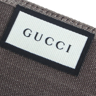 GUCCI 古驰 女士羊毛围巾165904 3G646 9664 棕色 180*45cm