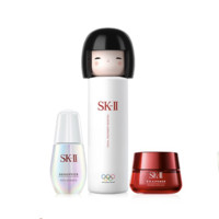 SK-II 护肤套装 (护肤精华露+美白系列光蕴环采钻白精华露+紧肤抗皱修护系列赋活修护精华霜)