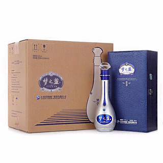 YANGHE 洋河 梦之蓝 蓝色经典 M9 45%vol 浓香型白酒 500ml*4瓶 整箱装