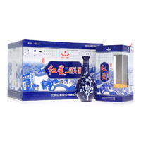 红星 蓝花瓷 珍品 二锅头 46%vol 清香型白酒 500ml*6瓶 整箱装