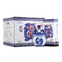 红星 青花瓷二锅头 52%vol 清香型白酒 750ml*6瓶