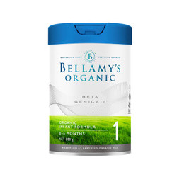 BELLAMY'S 贝拉米 A2系列 白金版有机婴儿奶粉 澳洲版 1段 800g