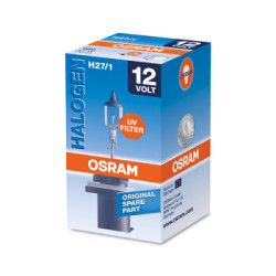 欧司朗(OSRAM) 880(H27W/1)汽车大灯灯泡远光近光灯车灯卤素灯长寿型12V(单支装) *9件
