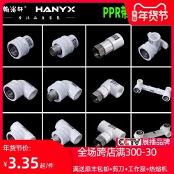 PPR水管配件4分20内丝弯头内牙直接三通热水器接头配件双联弯头