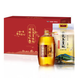 金龙鱼 米油套装 贡米5kg+古法小榨花生油1918ml *3件
