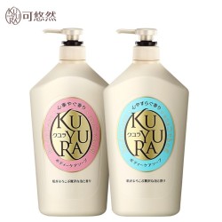 KUYURA 可悠然 美肌沐浴露套装(欣怡幽香1000ml+恬静清香1000ml)