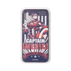 名创优品(MINISO)漫威系列手机壳 颜色随机发送 复古3D手机壳-iPhone XS Max,美队 *7件