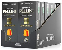 Pellini  浓缩咖啡胶囊,兼容奈斯派索 复合和自保护胶囊(12包 10 粒,共 120 粒)