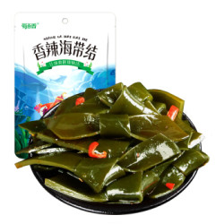 蜀道香 海味休闲零食 开袋即食 香辣海带结120g *10件
