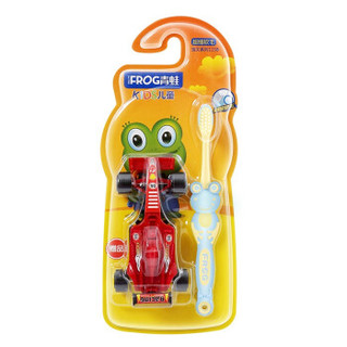青蛙（FROG）宝贝系列115B儿童牙刷单支装 超细软毛护龈软胶卡通手柄小刷头牙刷（颜色、赠品随机） *8件