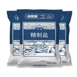 HAIWAN 海湾 精制盐 400g*6袋