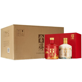 舍得 品味舍得系列 限量神话人物版 52%vol 浓香型白酒 500ml*2瓶*4盒 整箱装