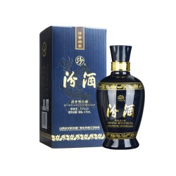 汾酒 蓝汾 53度 清香型白酒 475ml+好吃点饼干香葱咸饼600g+果冻 +凑单品