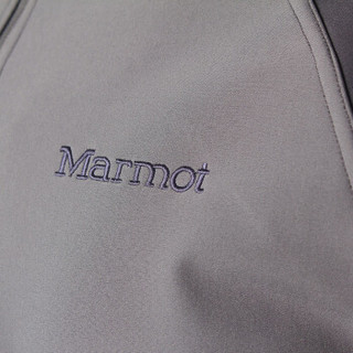Marmot/土拨鼠春夏运动防风防泼水透气M1软壳衣男户外  欧码偏大 铁灰/灰色1401 M