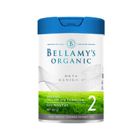 BELLAMY'S 贝拉米 有机A2系列 婴儿奶粉  2段 白金版 800g