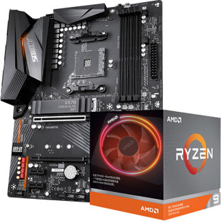 GIGABYTE 技嘉 X570 AORUS ELITE WIFI 主板 + AMD 锐龙 R9-3900X 盒装 CPU处理器 板U套装