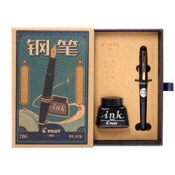 PILOT 百乐 FP-78G 钢笔 复古潮墨水礼盒 EF尖 *4件