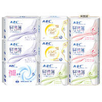ABC 卫生巾超薄日用夜用组合装 60片