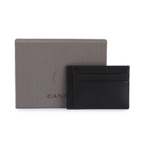 CANALI 康纳利 男士灰色皮革卡包卡夹礼盒款 P311410 NA00053 112 *2件