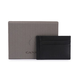 CANALI 康纳利 男士灰色皮革卡包卡夹礼盒款 P311410 NA00053 112 *2件