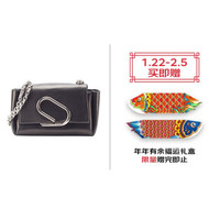 3.1 Phillip Lim 奢侈品 ALIX NANO SOFT CHAIN系列 女士黑色牛皮包 AP20-B712SNL-BLACK