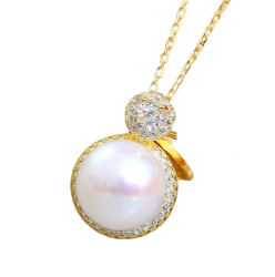 瑞妮莎大王妃款1011mm淡水珍珠吊坠