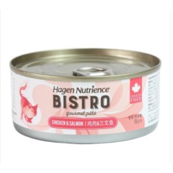 NUTRIENCE 哈根纽翠斯 鸡肉鲑鱼猫罐头 156g*12罐