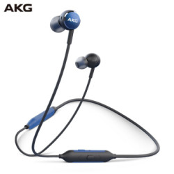 AKG Y100 WIRELESS 颈挂式蓝牙耳机 海军蓝